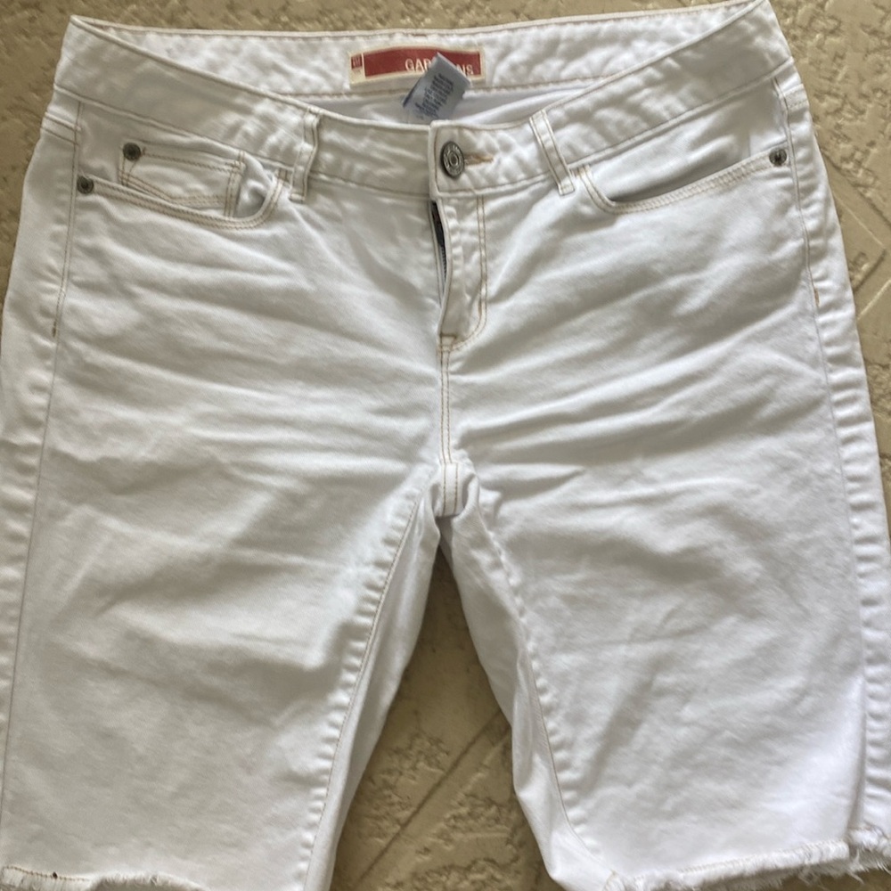 Gap 100 Cotton Jeans Jorts Cream White size 8